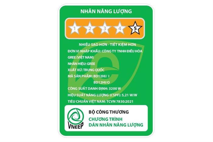 Điều hòa Gree Inverter 18000 BTU 2 chiều BD18HI